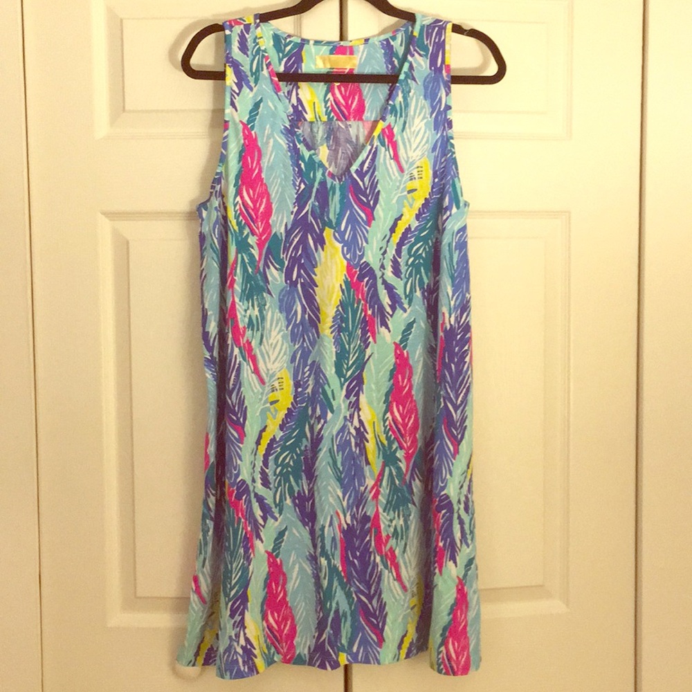 Lilly Pulitzer Blythe Swing Dress Light as a Feather L